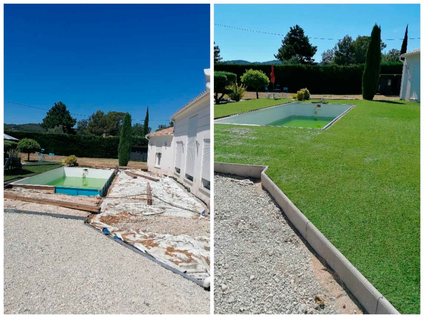 implantation pelouse jardin marseille